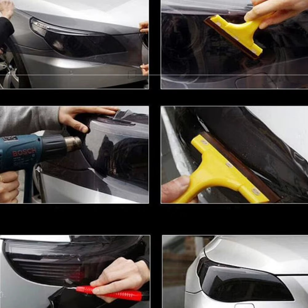 Car Headlights Taillights Smoke Black Film Vinyl Sticker for Car Headlights or Taillights Waterproof Film Car Accessories