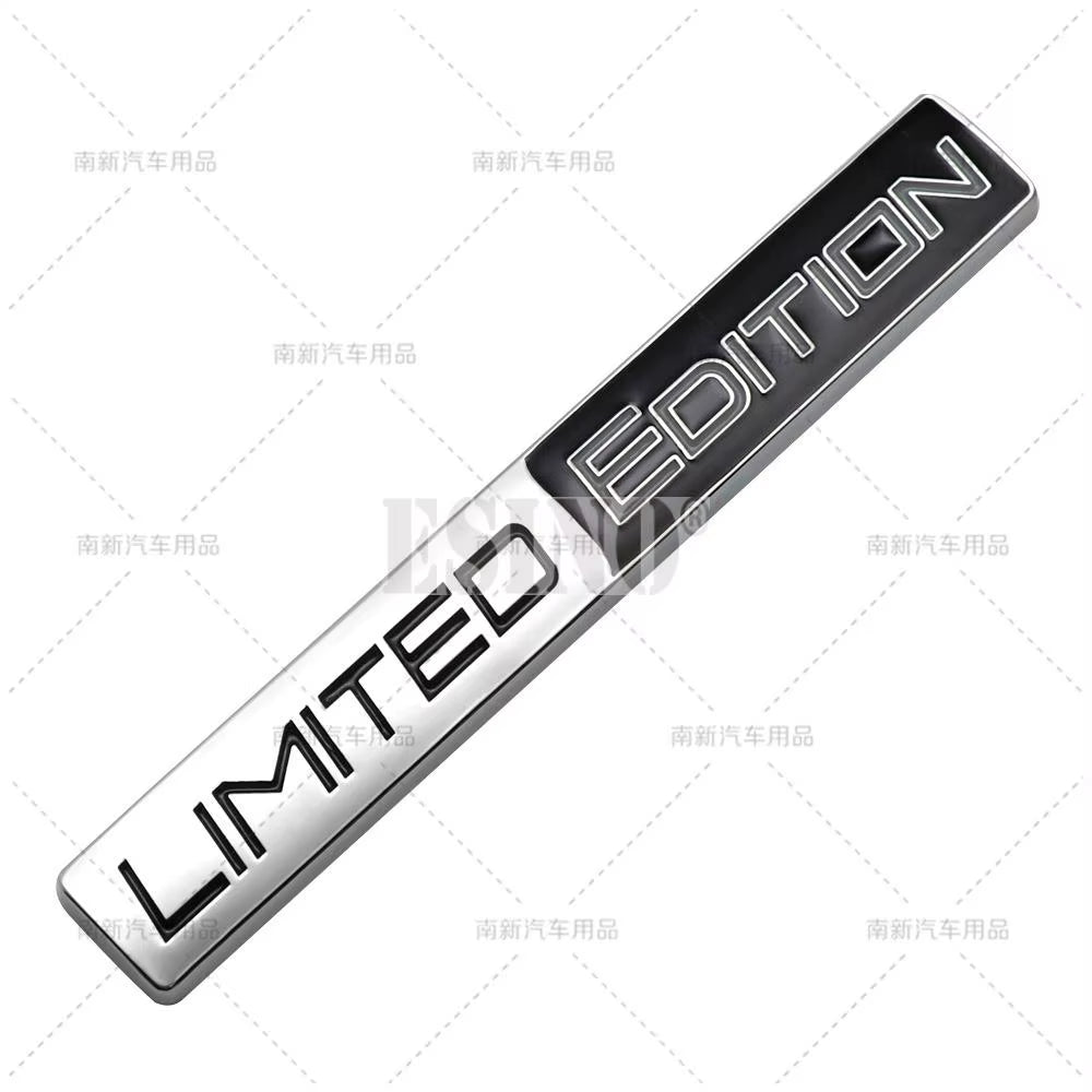 Car Styling 3D Limited Edition Decorative Metal Adhesive Emblem Rear Trunk Badge Fender Sticker Body Decal Car Accessories