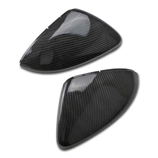 Carbon/Chrome Car Accessories Fit for VW Golf 7 MK7 MK7.5 GTI R GTE GTD 2013-2020 Rearview Mirror Cover Replace Side Mirror Caps