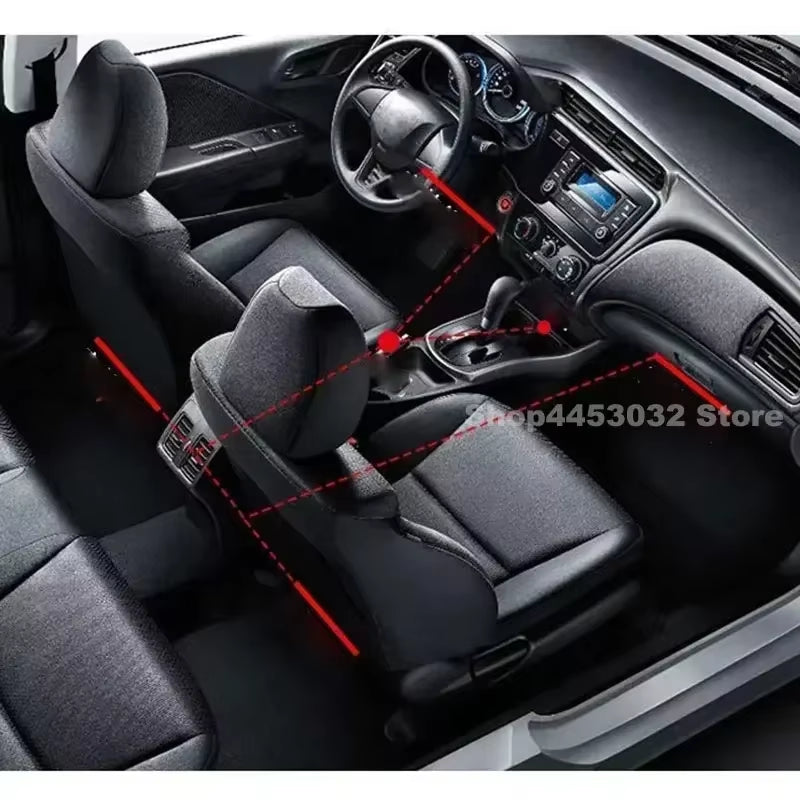 Car Foot Ambient Light RGB Led Lamp Usb for Seat Ibiza 6L 6L1 6J 6P 6P1 6J1 6P5 6J8 6P8 Wireless Remote APP Control Accessories