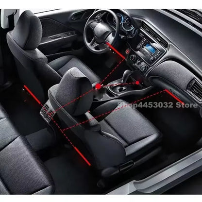 Car Foot Ambient Light RGB Led Lamp Usb for Seat Ibiza 6L 6L1 6J 6P 6P1 6J1 6P5 6J8 6P8 Wireless Remote APP Control Accessories